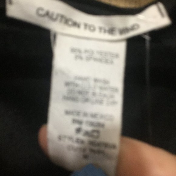 NWOT black Caution To The Wind maxi dress size medium has a waist tie - Picture 3 of 5